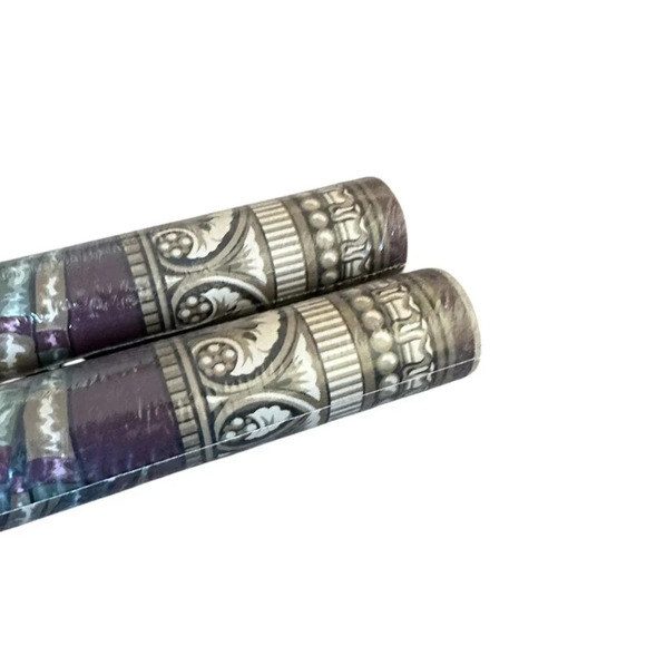 Seabrook Designs Wallpaper Vintage Regal KH 703B 5 Yards NEW SEALED - Picture 2 of 8